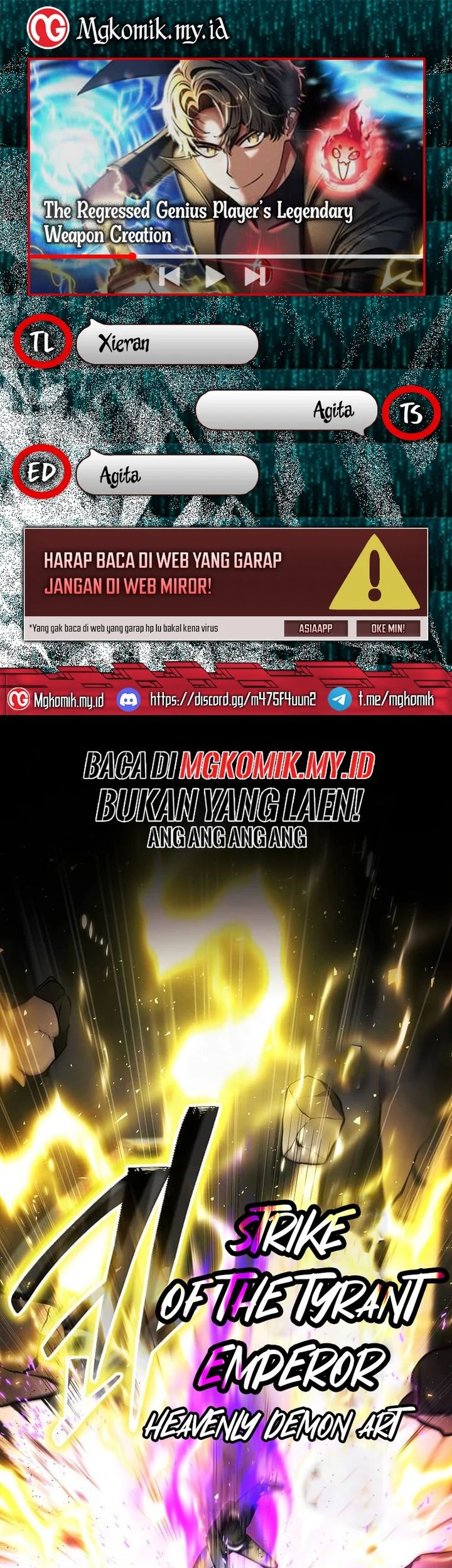 Baca Komik The Regressed Genius Player’s Legendary Weapon Creation Chapter 37 Gambar 1