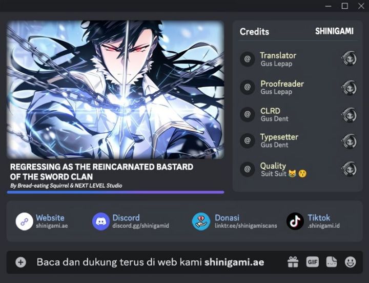 Baca Komik Regressing As The Reincarnated Bastard Of The Sword Clan Chapter 47 Gambar 1