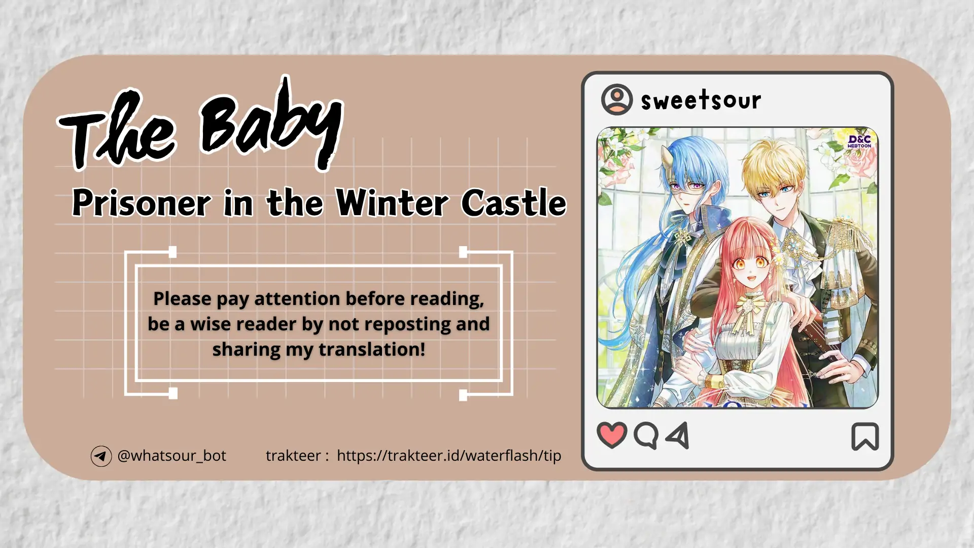 Baca Komik Baby Prisoner of Winter Castle Chapter 53 Gambar 1