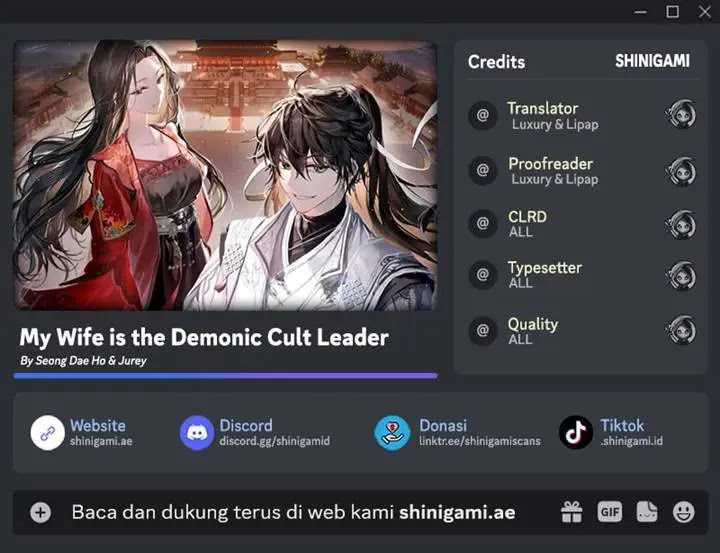 Baca Komik My Wife Is The Demonic Cult Leader Chapter 03 Gambar 1
