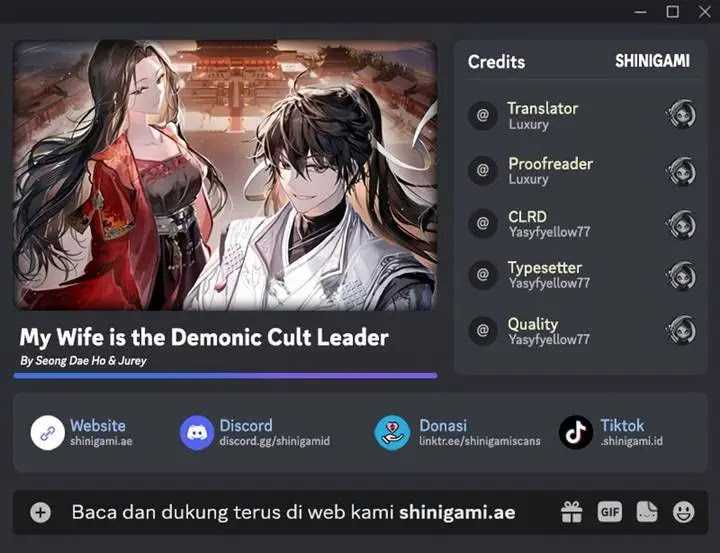 Baca Komik My Wife Is The Demonic Cult Leader Chapter 02 Gambar 1