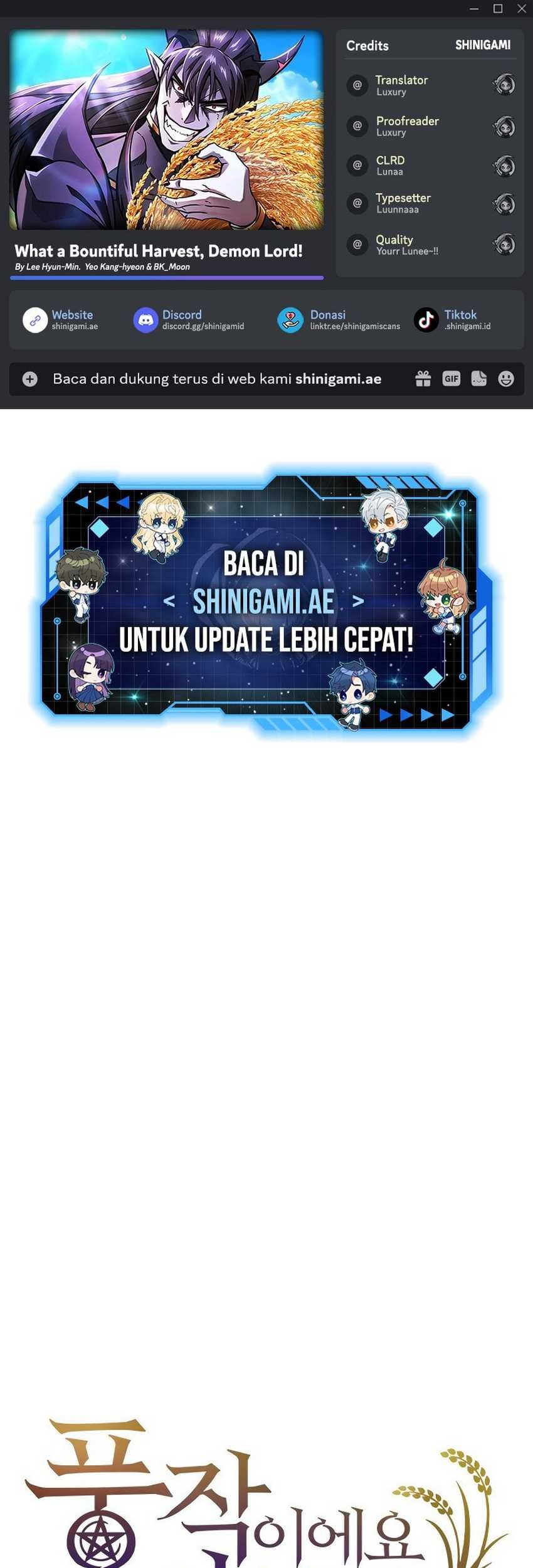 Baca What A Bountiful Harvest, Demon Lord! Chapter 02 Gambar 2