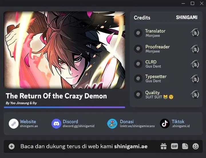 Baca Komik Return of the Mad Demon Chapter 150 Gambar 1