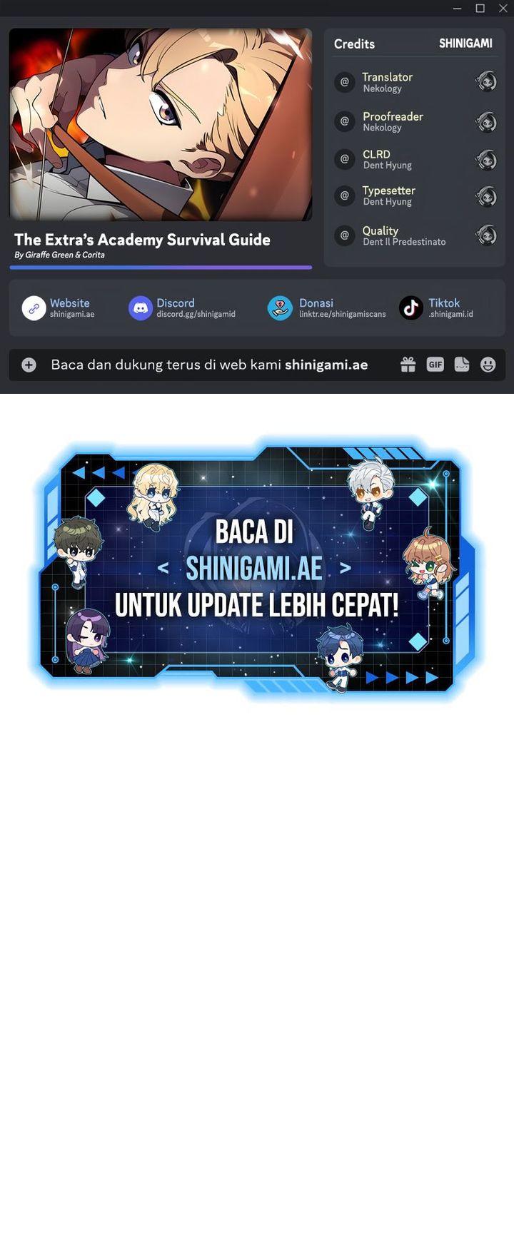 Baca Komik The Extra’s Academy Survival Guide Chapter 74 Gambar 1