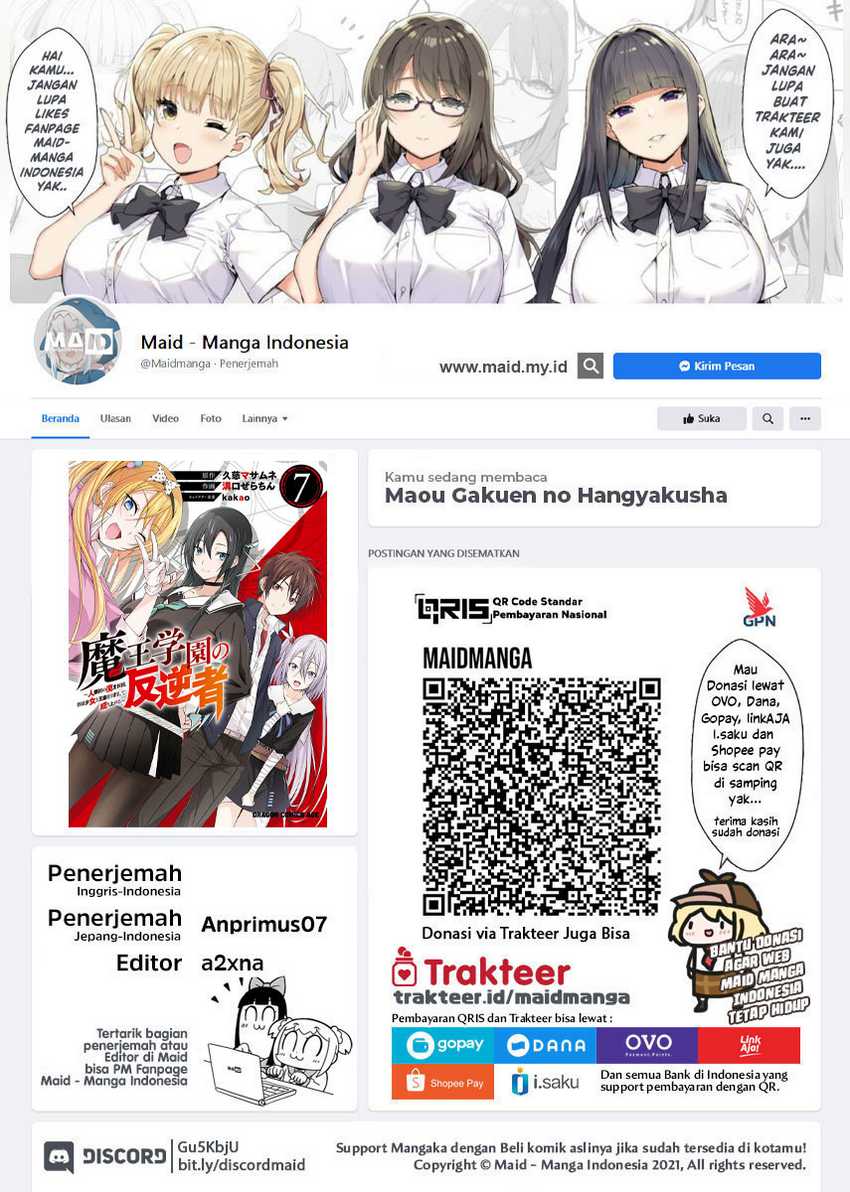 Baca  Maou Gakuen no Hangyakusha Chapter 49 Gambar 2