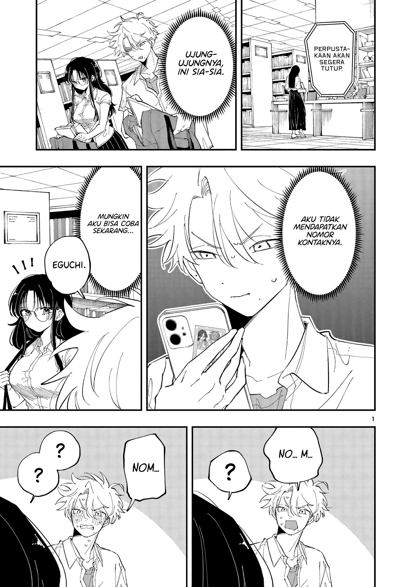 Baca Komik Tonari no Seki no Yatsu ga Souiu Me de Mitekuru Chapter 39 Gambar 1