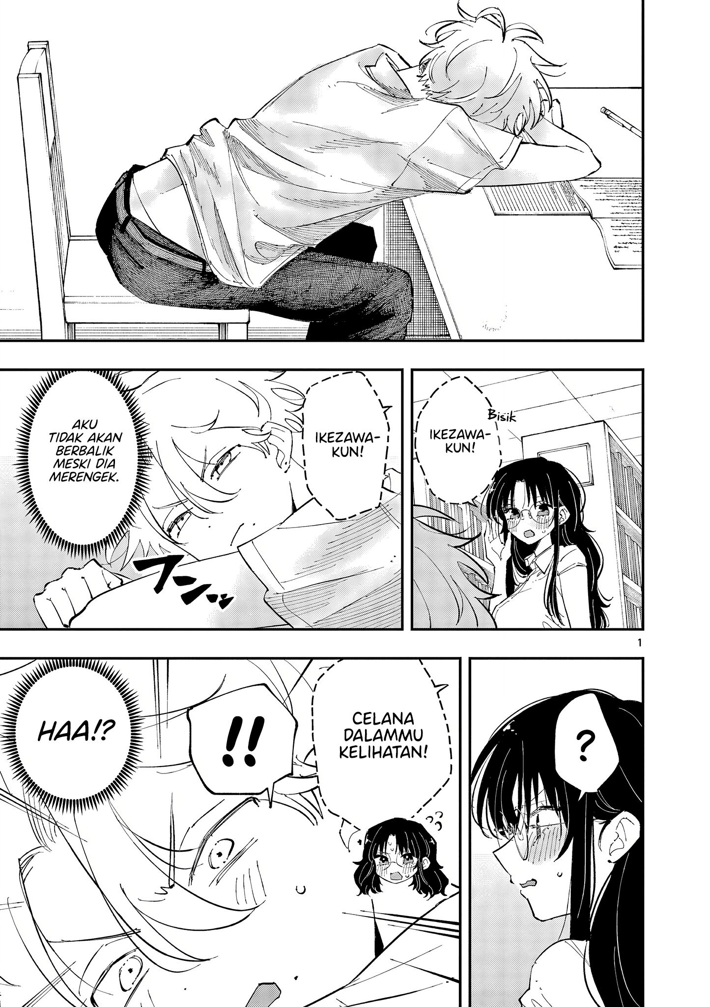 Baca Komik Tonari no Seki no Yatsu ga Souiu Me de Mitekuru Chapter 37 Gambar 1