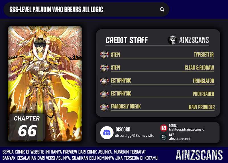 Baca Komik SSS-level Paladin Who Breaks All Logic Chapter 66 Gambar 1