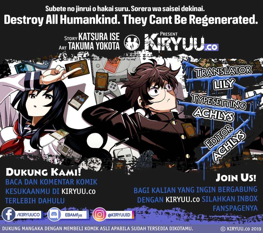 Baca Komik Destroy All Humankind. They Can’t Be Regenerated Chapter 09 Gambar 1