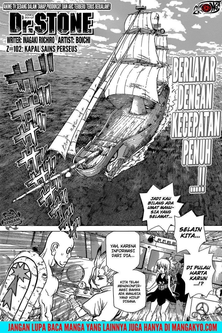 Baca Komik Dr. Stone Chapter 102 Gambar 1
