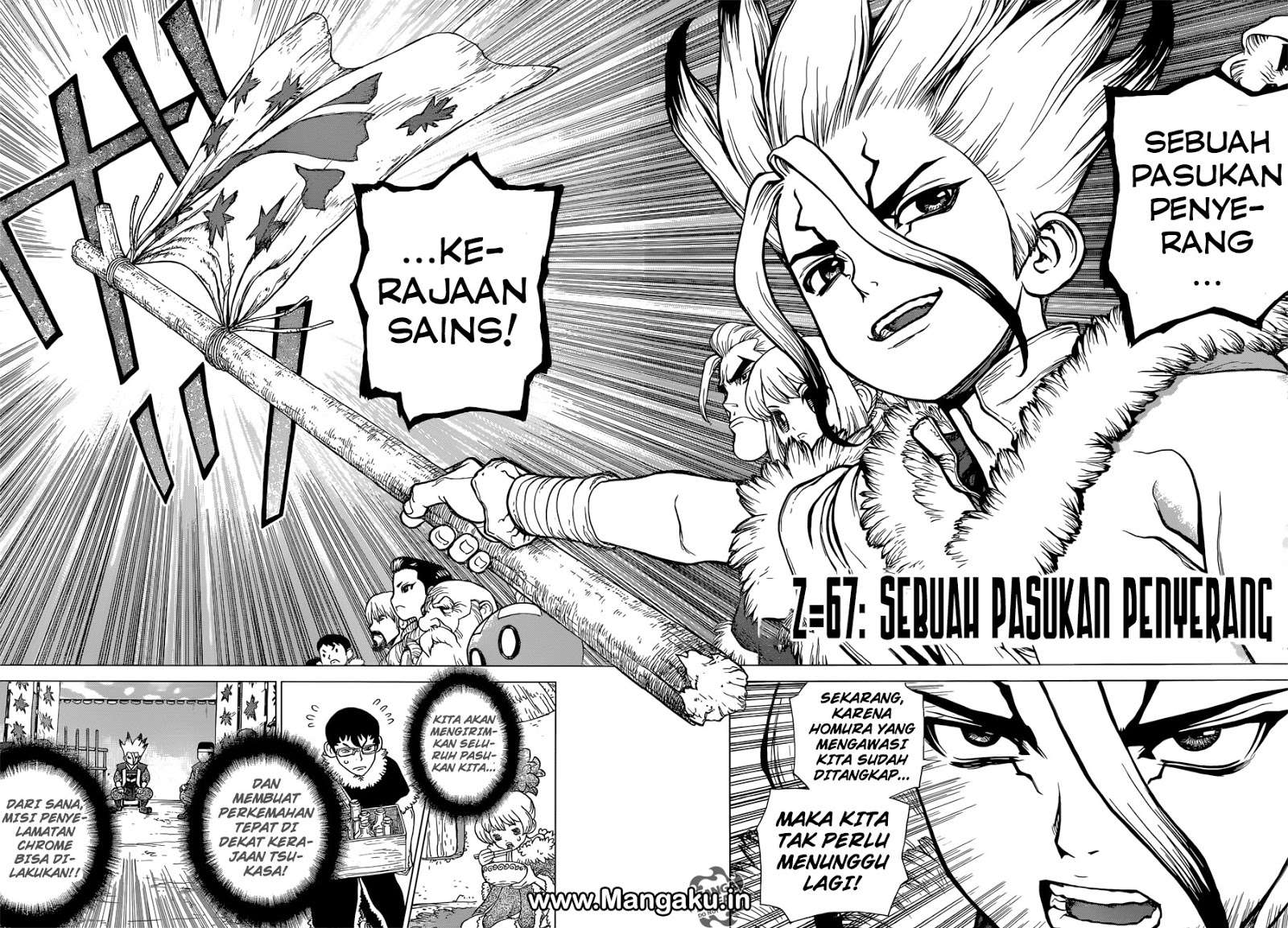 Dr. Stone Chapter 67 Gambar 16