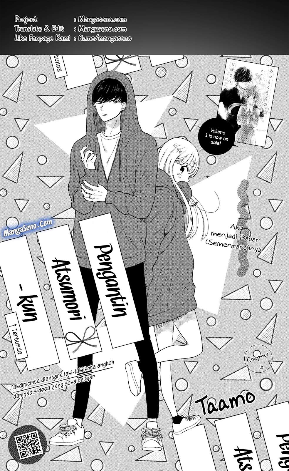 Baca Komik Atsumori-kun no Oyomesan (←Mitei) Chapter 06 Gambar 1
