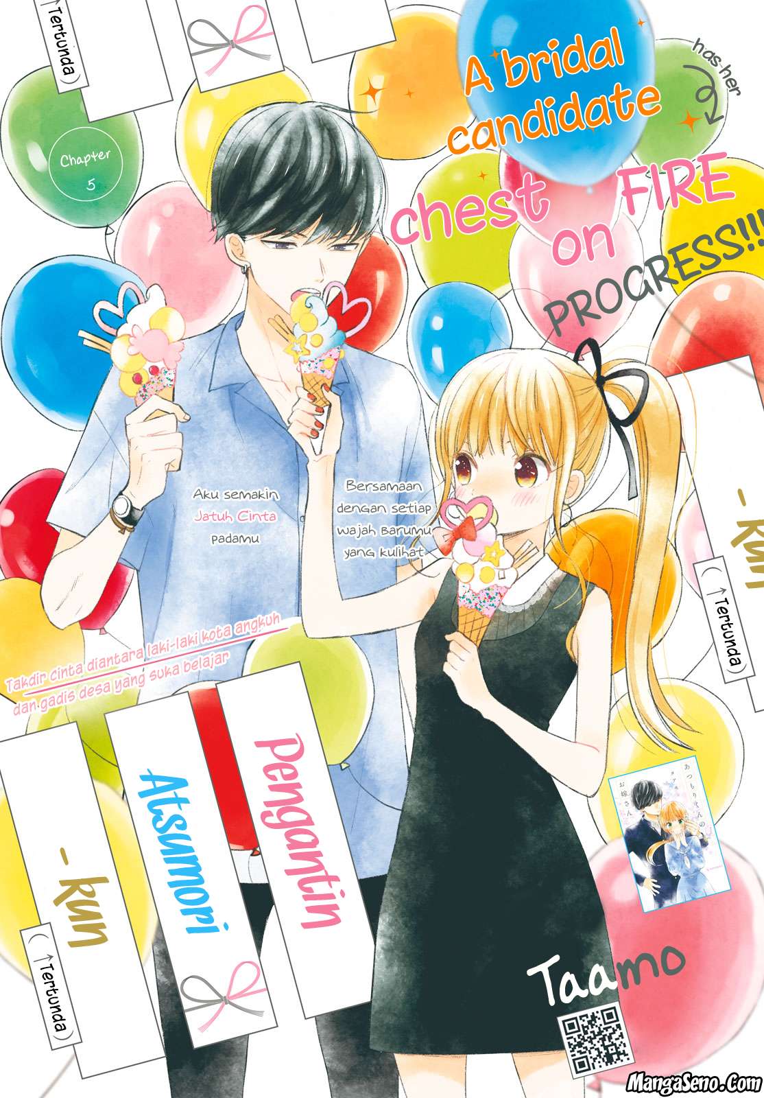 Baca Komik Atsumori-kun no Oyomesan (←Mitei) Chapter 05 Gambar 1