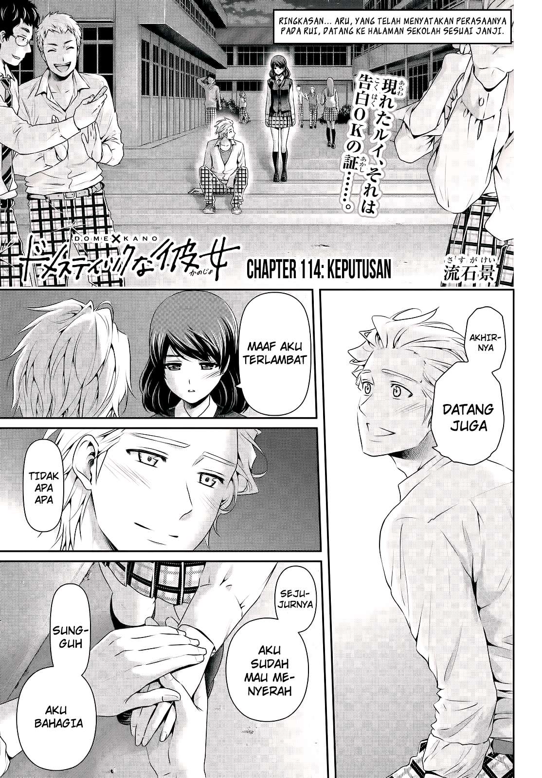 Baca Manga Domestic na Kanojo Chapter 114 Gambar 2