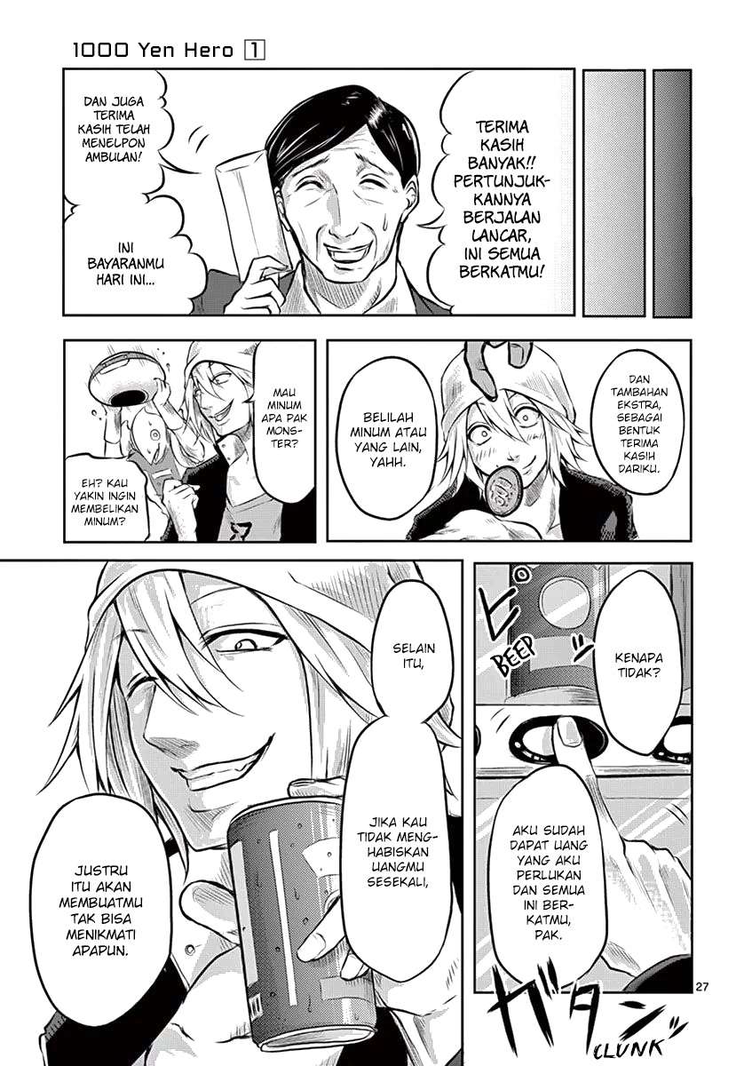 1000 Yen Hero Chapter 02 Gambar 29