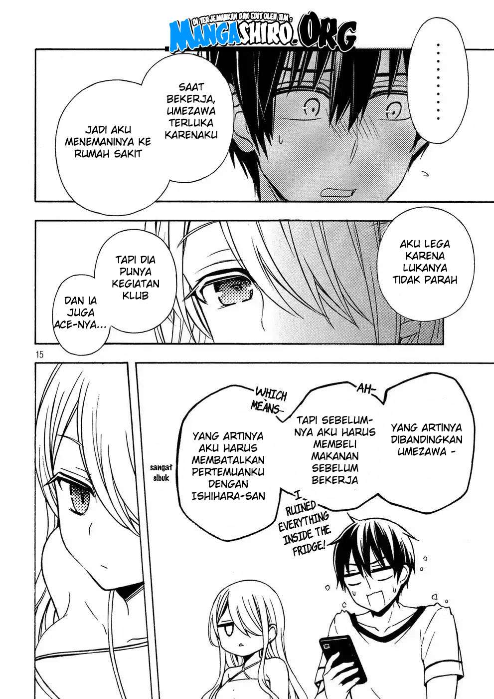 Watari-kun no xx ga Houkai Sunzen Chapter 38 Gambar 17
