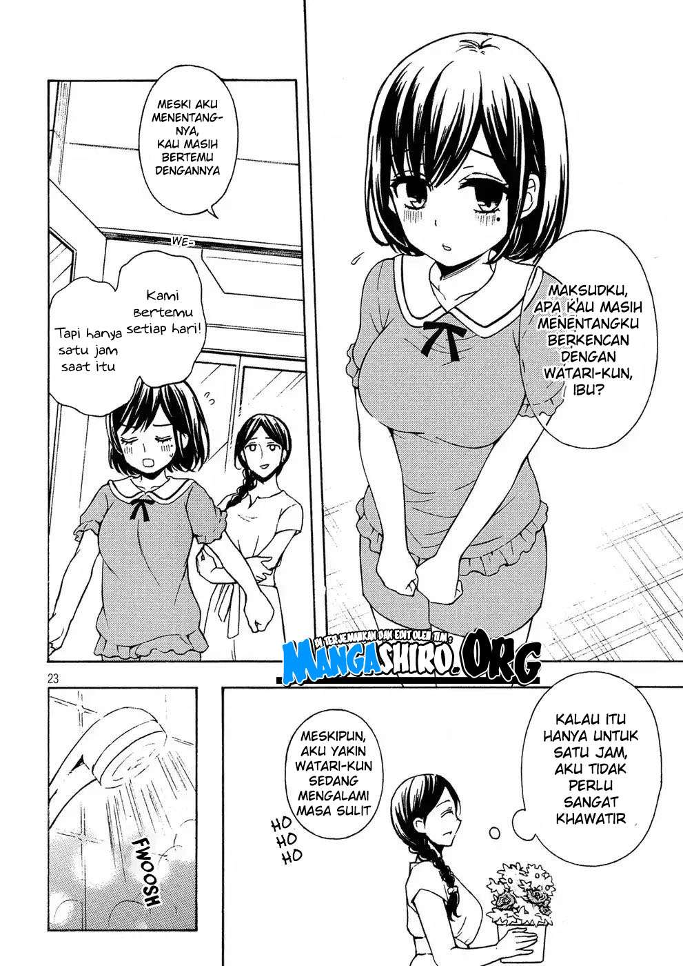 Watari-kun no xx ga Houkai Sunzen Chapter 38 Gambar 24