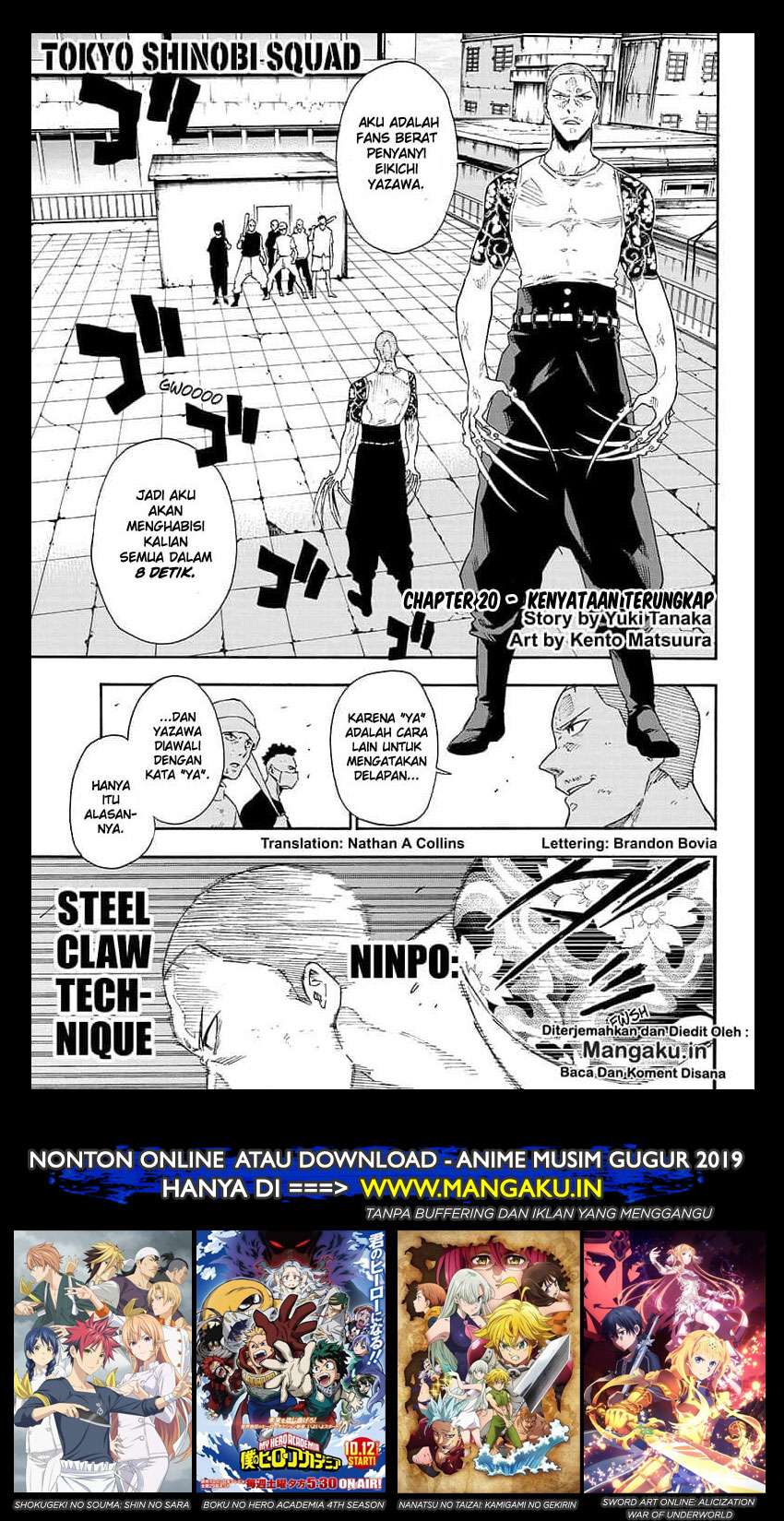 Baca Tokyo Shinobi Squad Chapter 20 Gambar 2