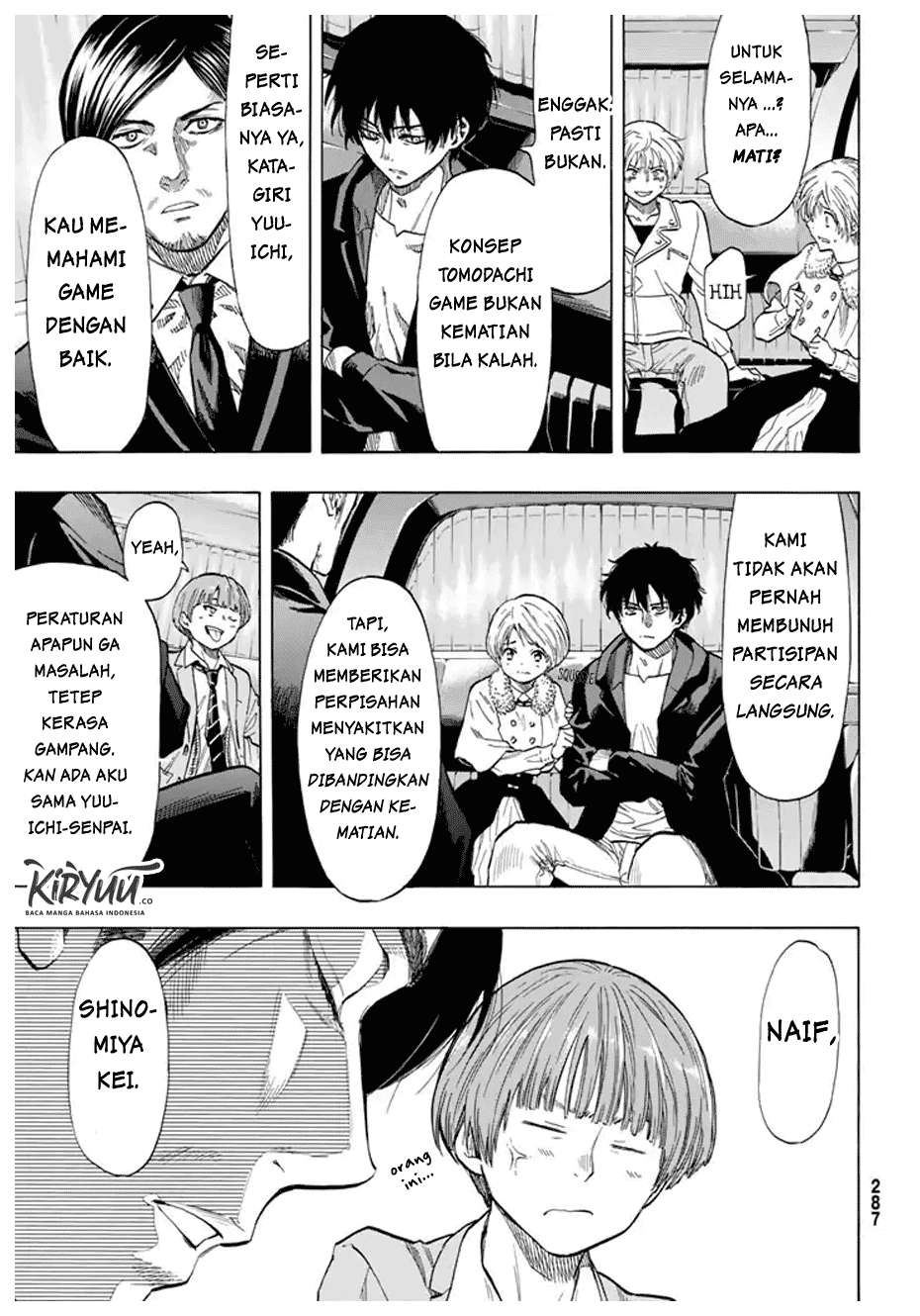 Tomodachi Game Chapter 48 Gambar 18