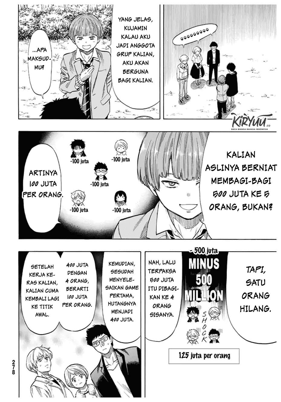 Tomodachi Game Chapter 48 Gambar 9