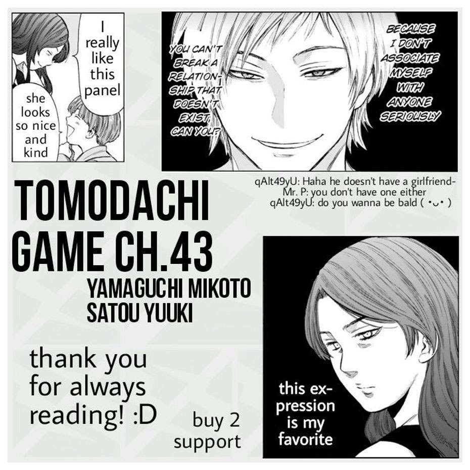 Tomodachi Game Chapter 43 Gambar 48