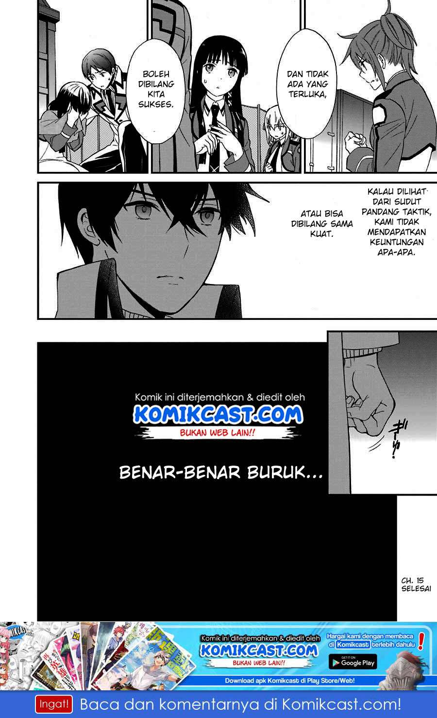 Mahouka Koukou no Rettousei – Raihousha-hen Chapter 15 Gambar 33