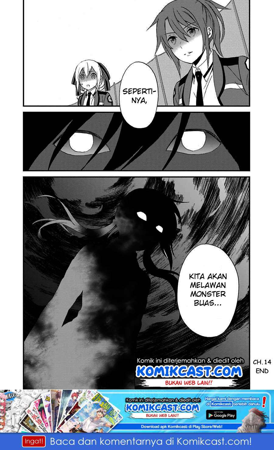 Mahouka Koukou no Rettousei – Raihousha-hen Chapter 14 Gambar 29