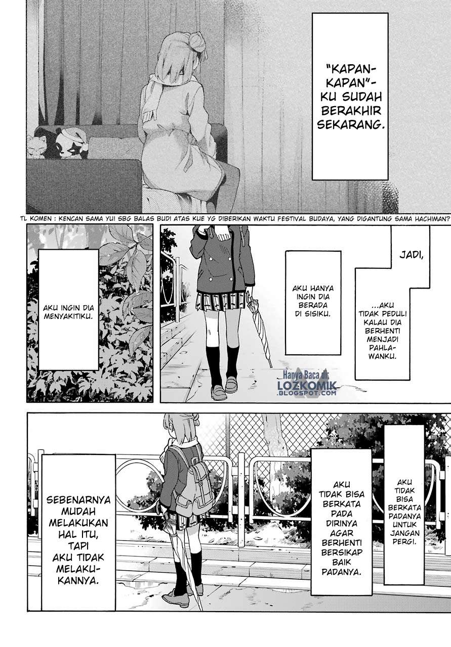 Yahari Ore no Seishun Love Comedy wa Machigatteiru.: Monologue Chapter 75 Gambar 12