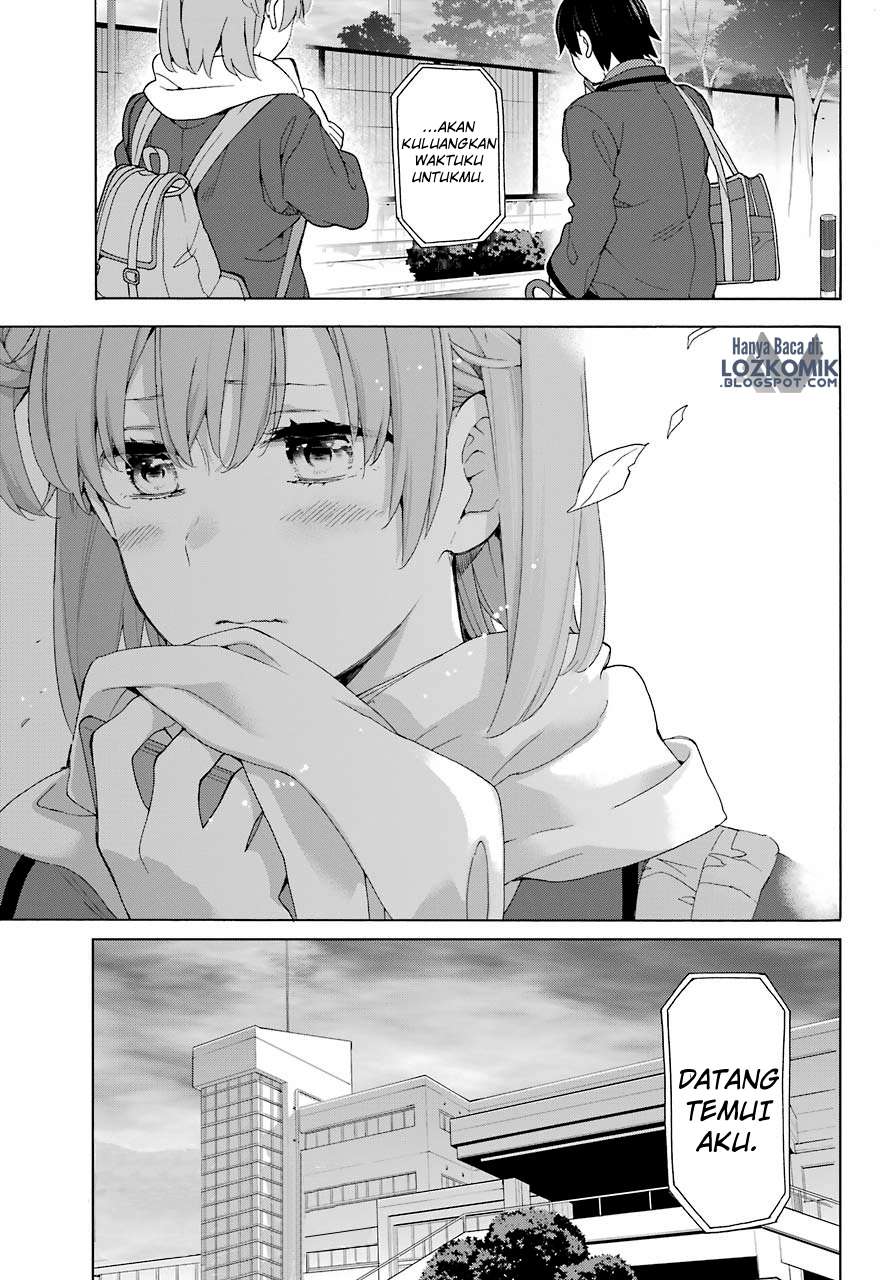 Yahari Ore no Seishun Love Comedy wa Machigatteiru.: Monologue Chapter 74 Gambar 29