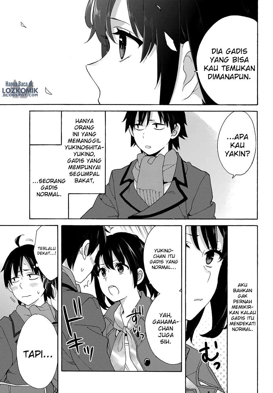 Yahari Ore no Seishun Love Comedy wa Machigatteiru.: Monologue Chapter 73 Gambar 24