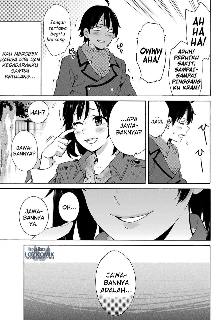 Yahari Ore no Seishun Love Comedy wa Machigatteiru.: Monologue Chapter 73 Gambar 28