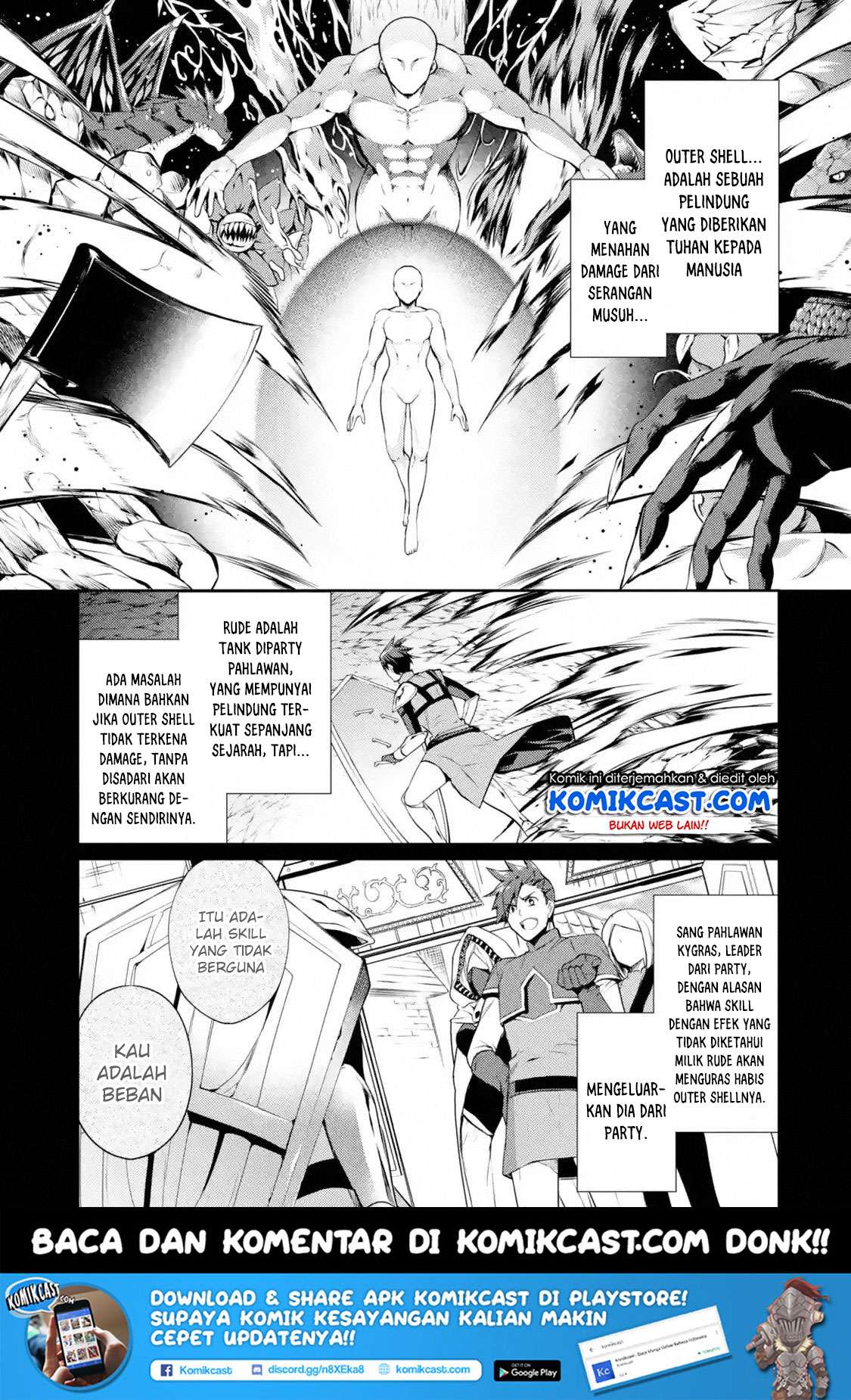 The Labyrinth Raids of the Ultimate Tank ~The Tank Possessing a Rare 9,999 Endurance Skill was Expelled from the Hero Party~ Chapter 06.1 Gambar 3