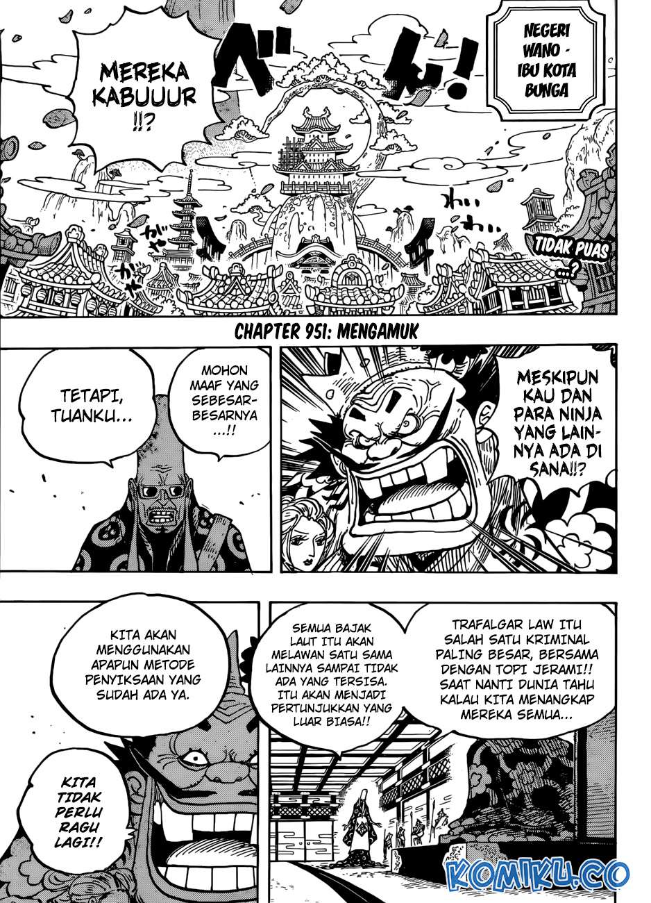 One Piece Chapter 951 Gambar 4