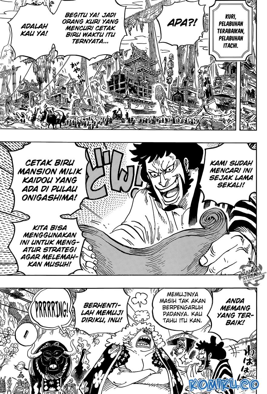 One Piece Chapter 952 Gambar 12