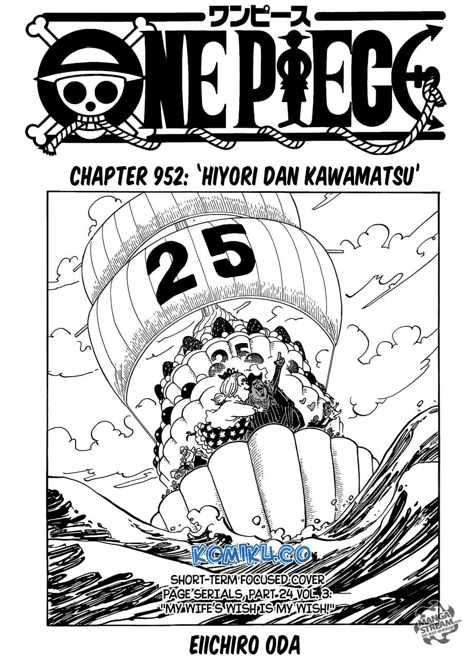 Baca Manga One Piece Chapter 952 Gambar 2
