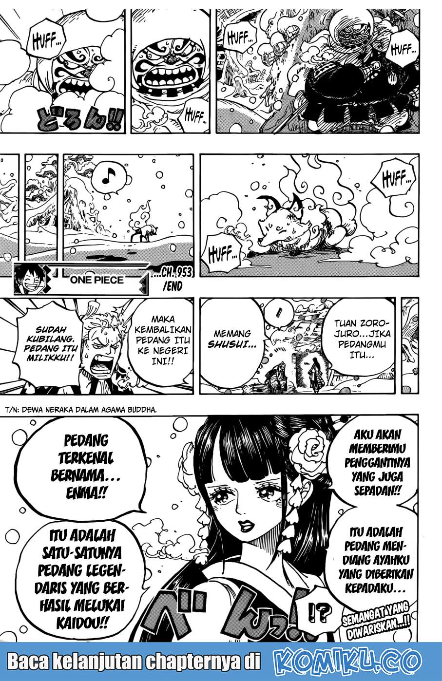 One Piece Chapter 953 Gambar 17