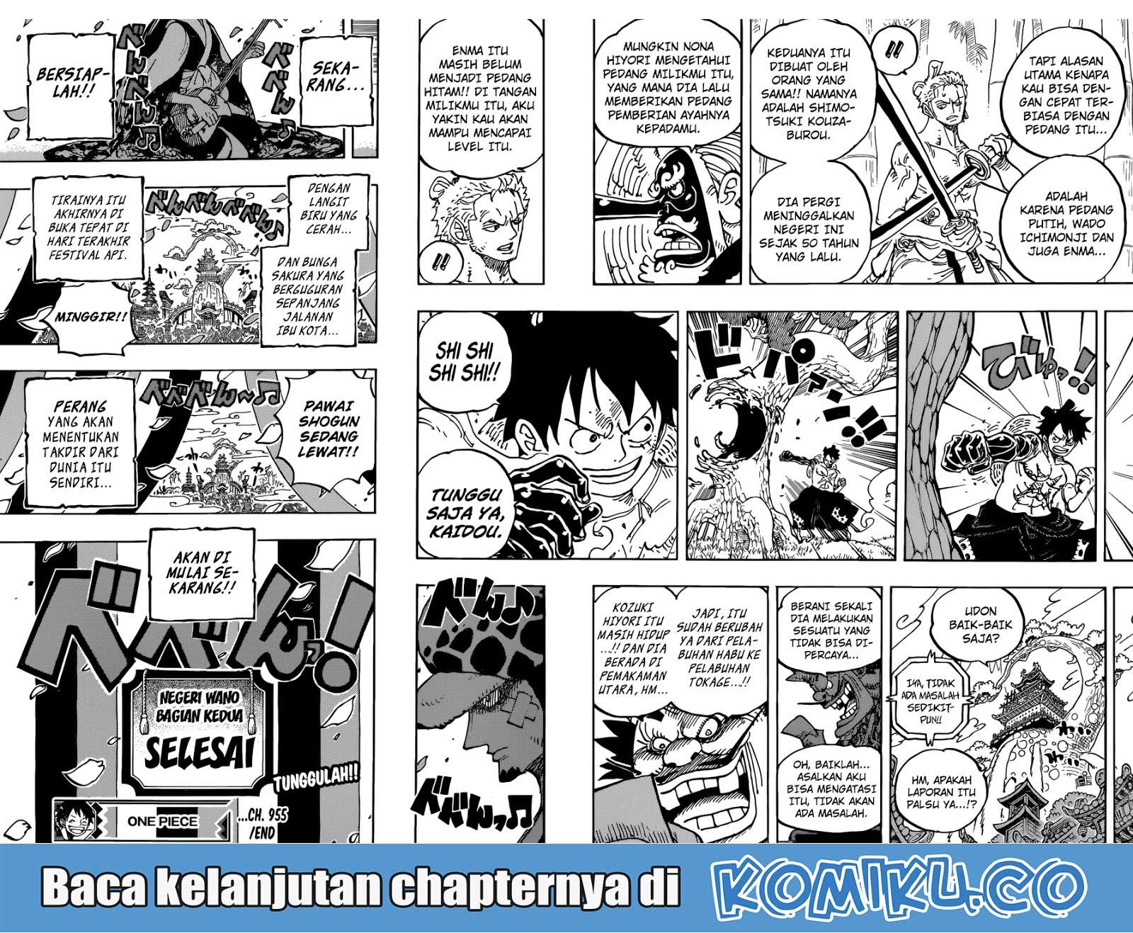One Piece Chapter 955 Gambar 16