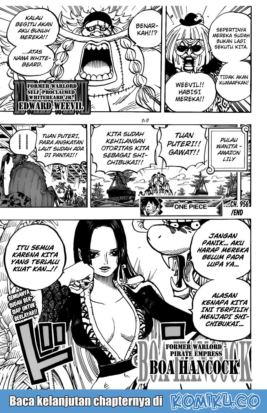 One Piece Chapter 956 Gambar 18