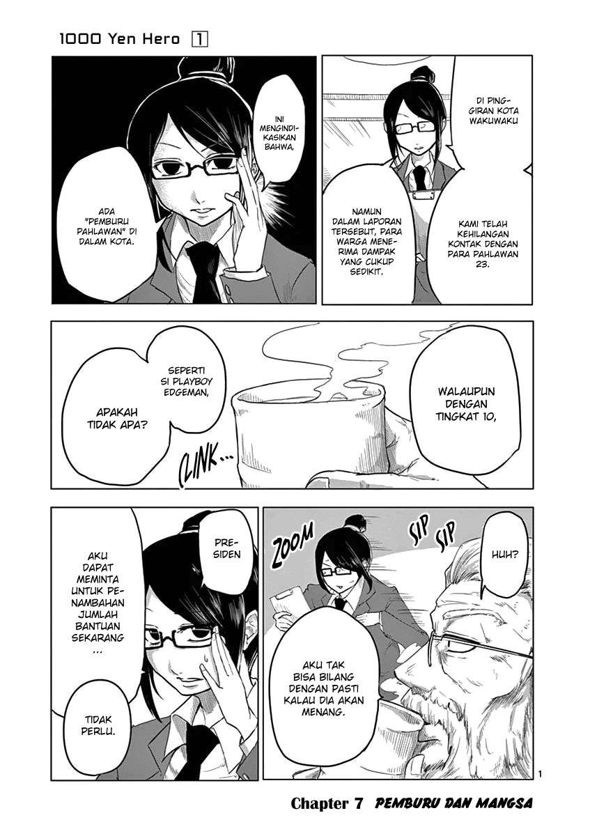 Baca Manga 1000 Yen Hero Chapter 07 Gambar 2
