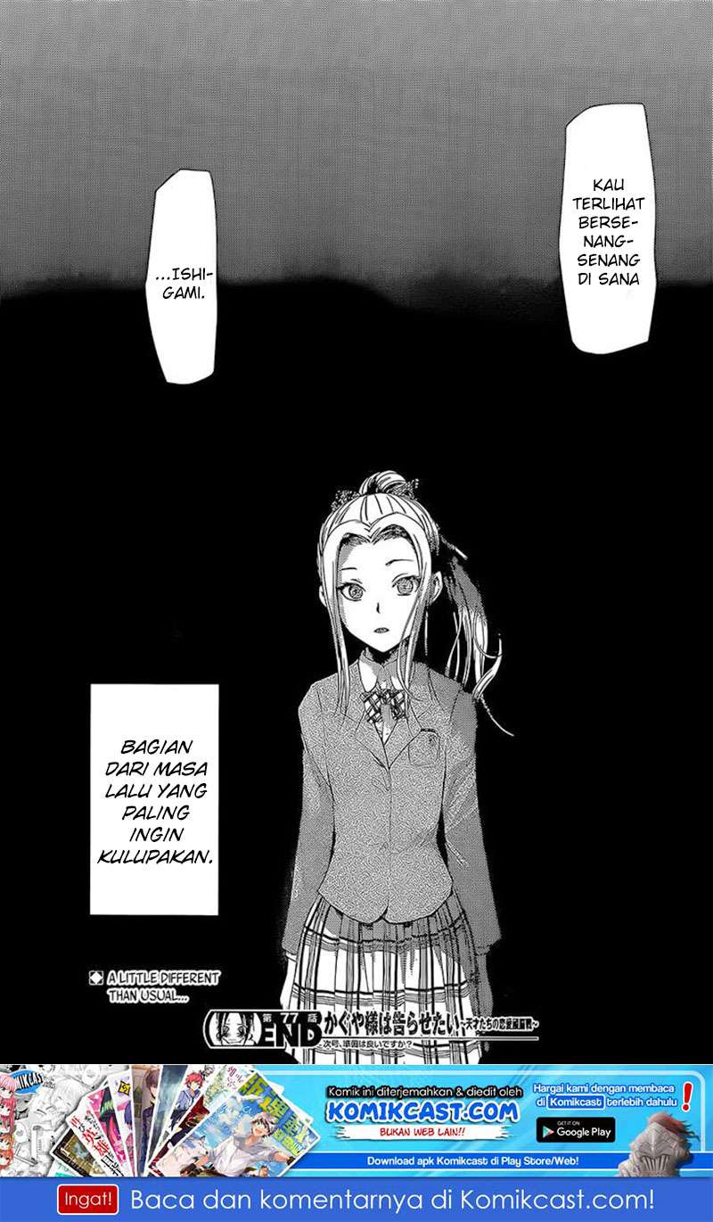 Kaguya-sama wa Kokurasetai – Tensai-tachi no Renai Zunousen Chapter 87 Gambar 18