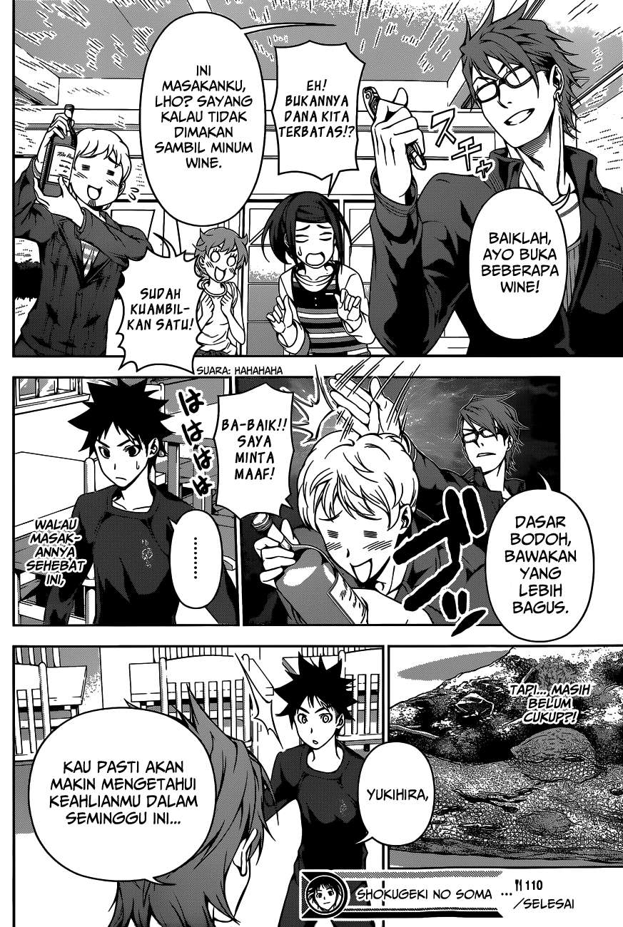 Shokugeki no Souma Chapter 110 Gambar 19