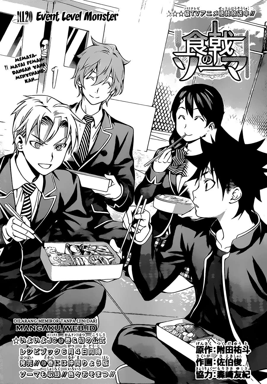 Shokugeki no Souma Chapter 120 Gambar 3