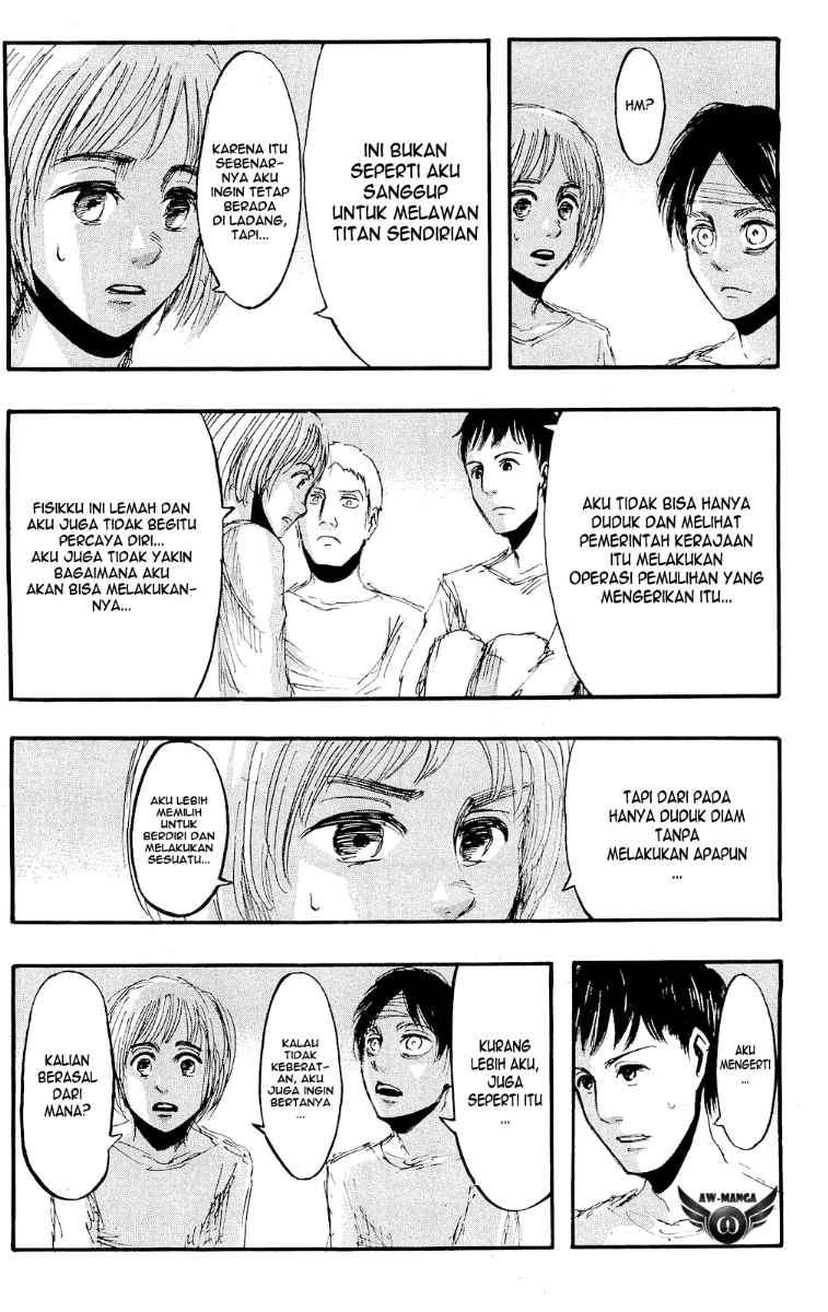 Shingeki no Kyojin Chapter 16 Gambar 19