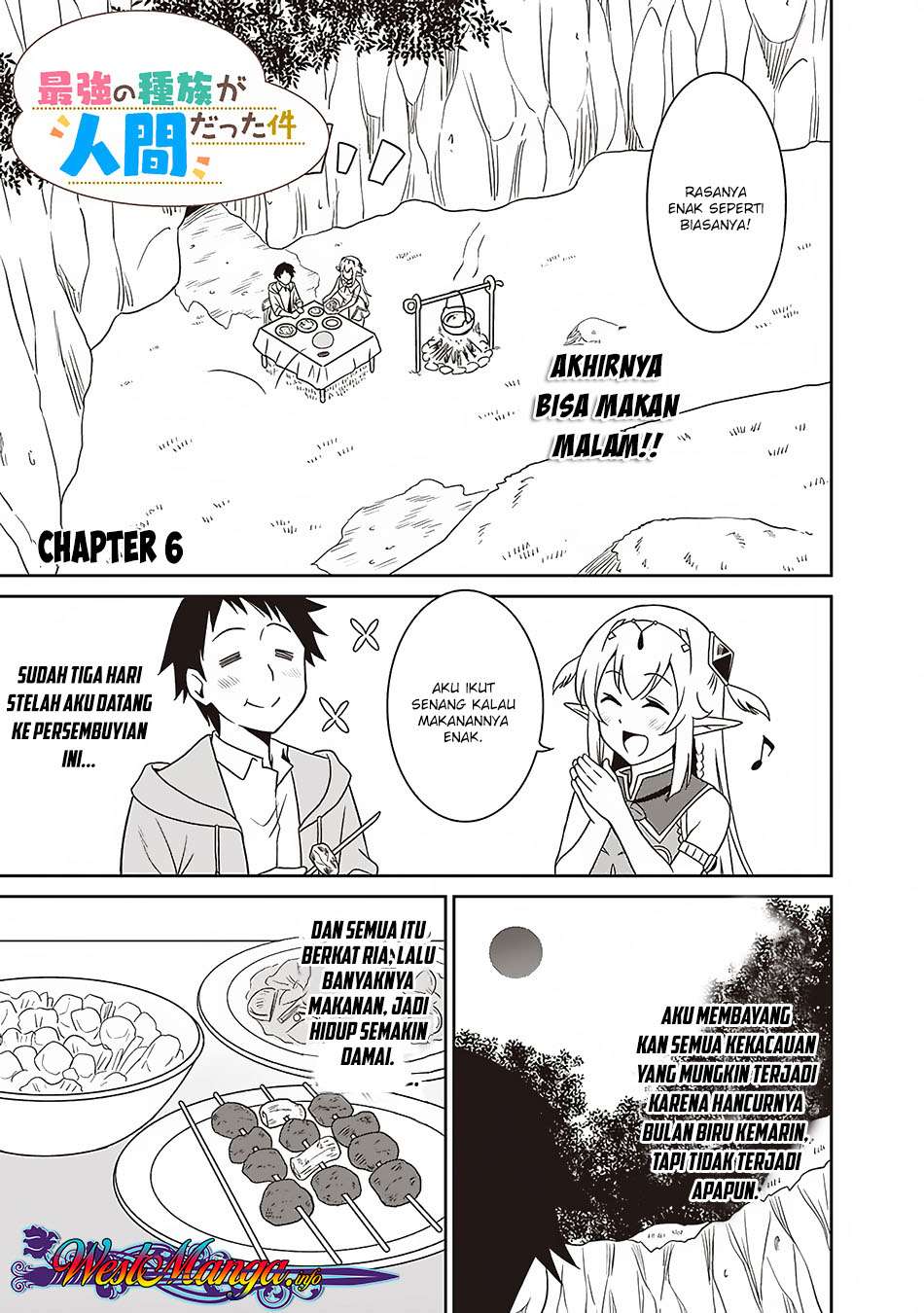 Baca Komik Saikyou no Shuzoku ga Ningen Datta Ken Chapter 06 Gambar 1