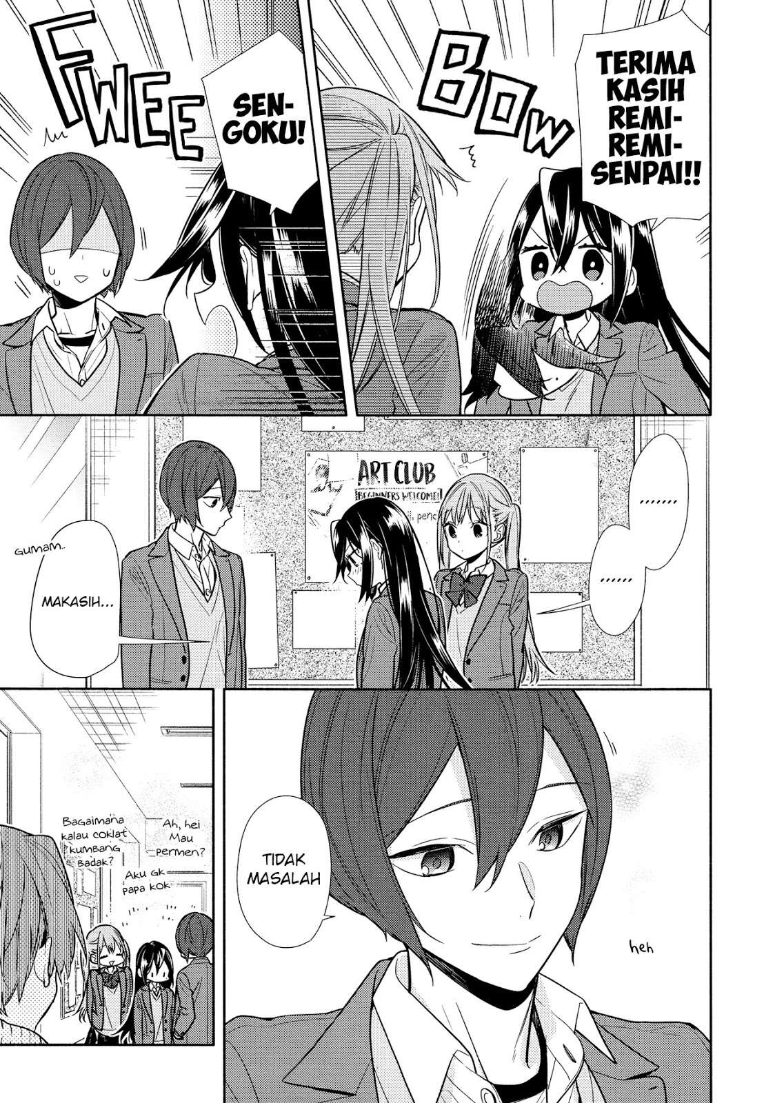 Horimiya Chapter 105 Gambar 14