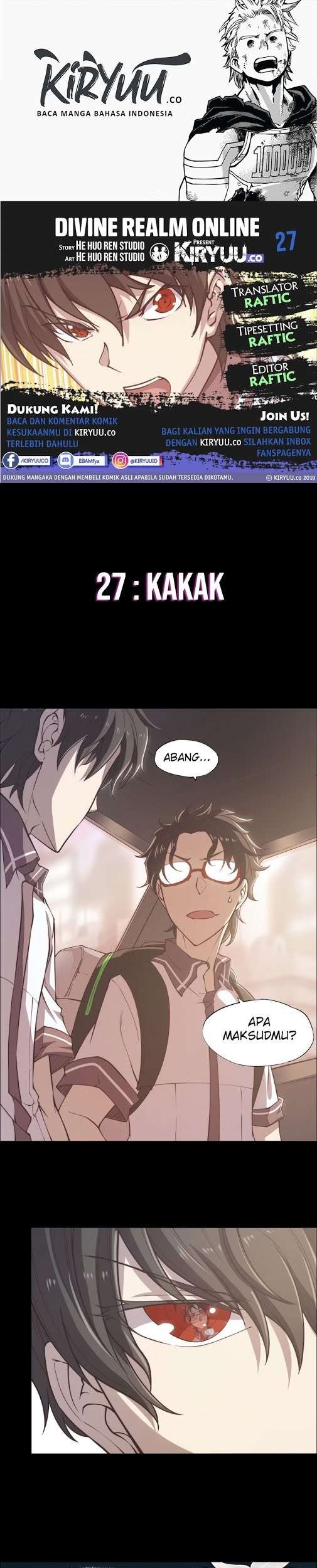 Baca Komik Divine Realm Online Chapter 27 Gambar 1