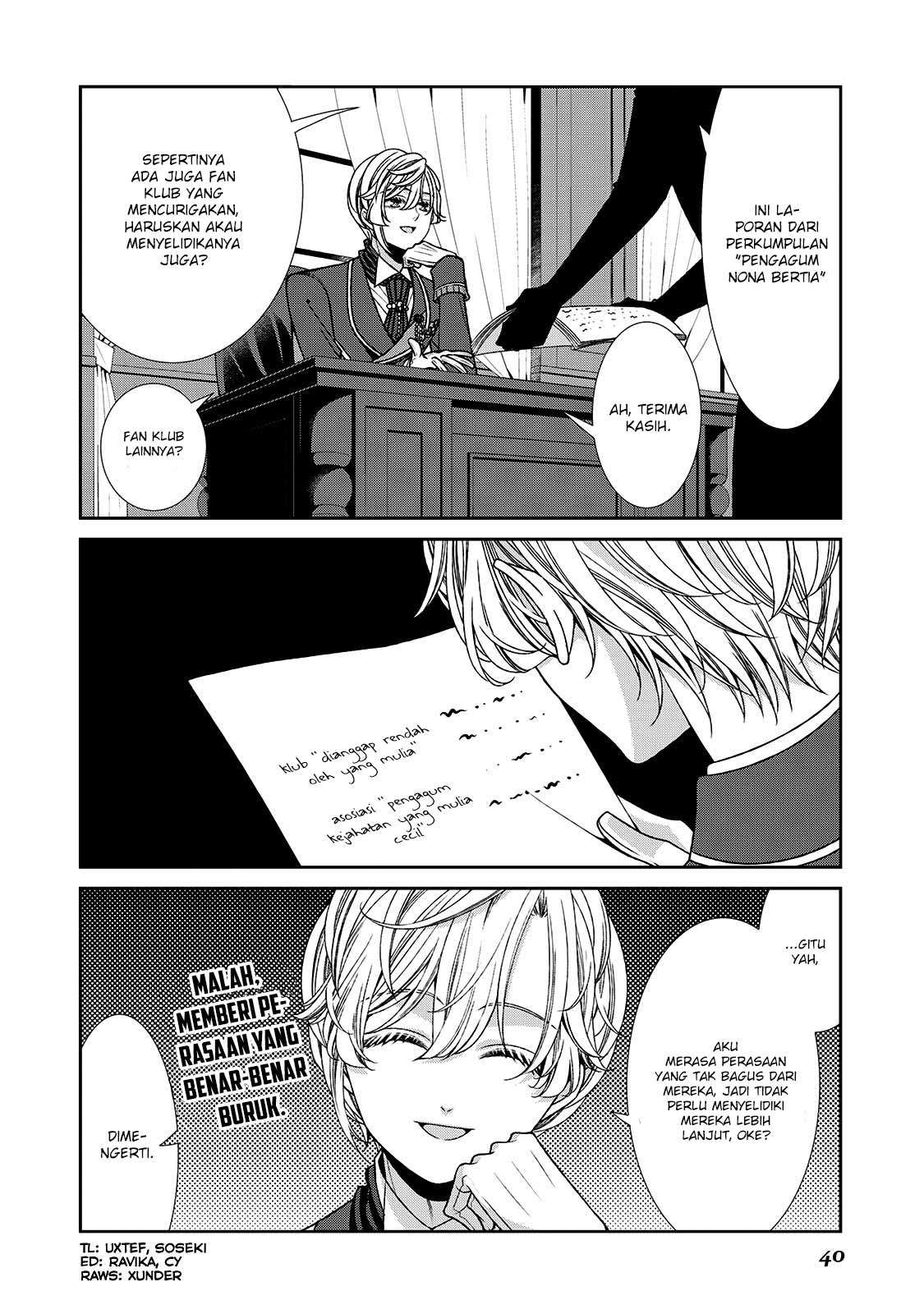 Jishou Akuyaku Reijou na Konyakusha no Kansatsu Kiroku Chapter 07 Gambar 43