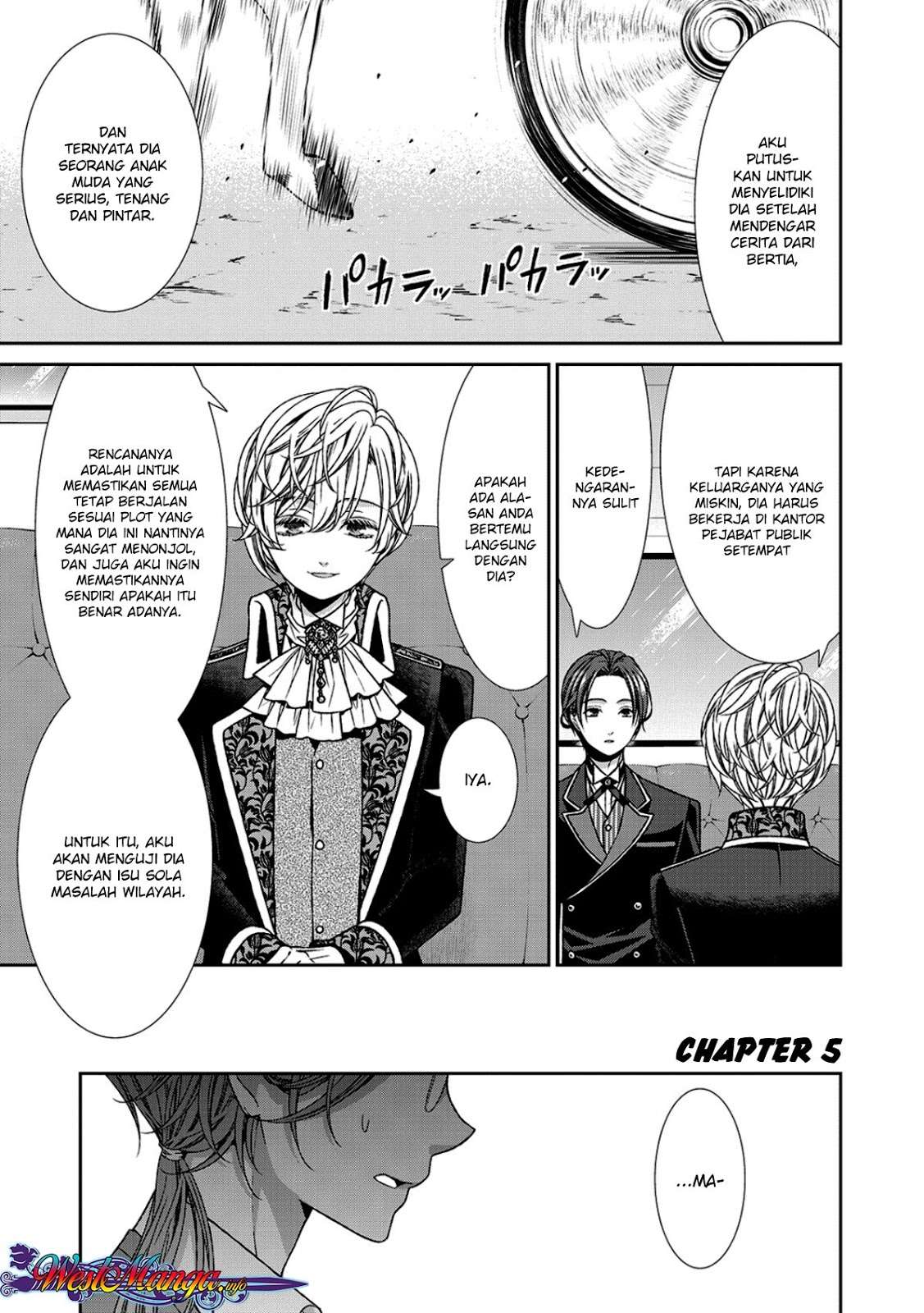 Baca Jishou Akuyaku Reijou na Konyakusha no Kansatsu Kiroku Chapter 05 Gambar 2