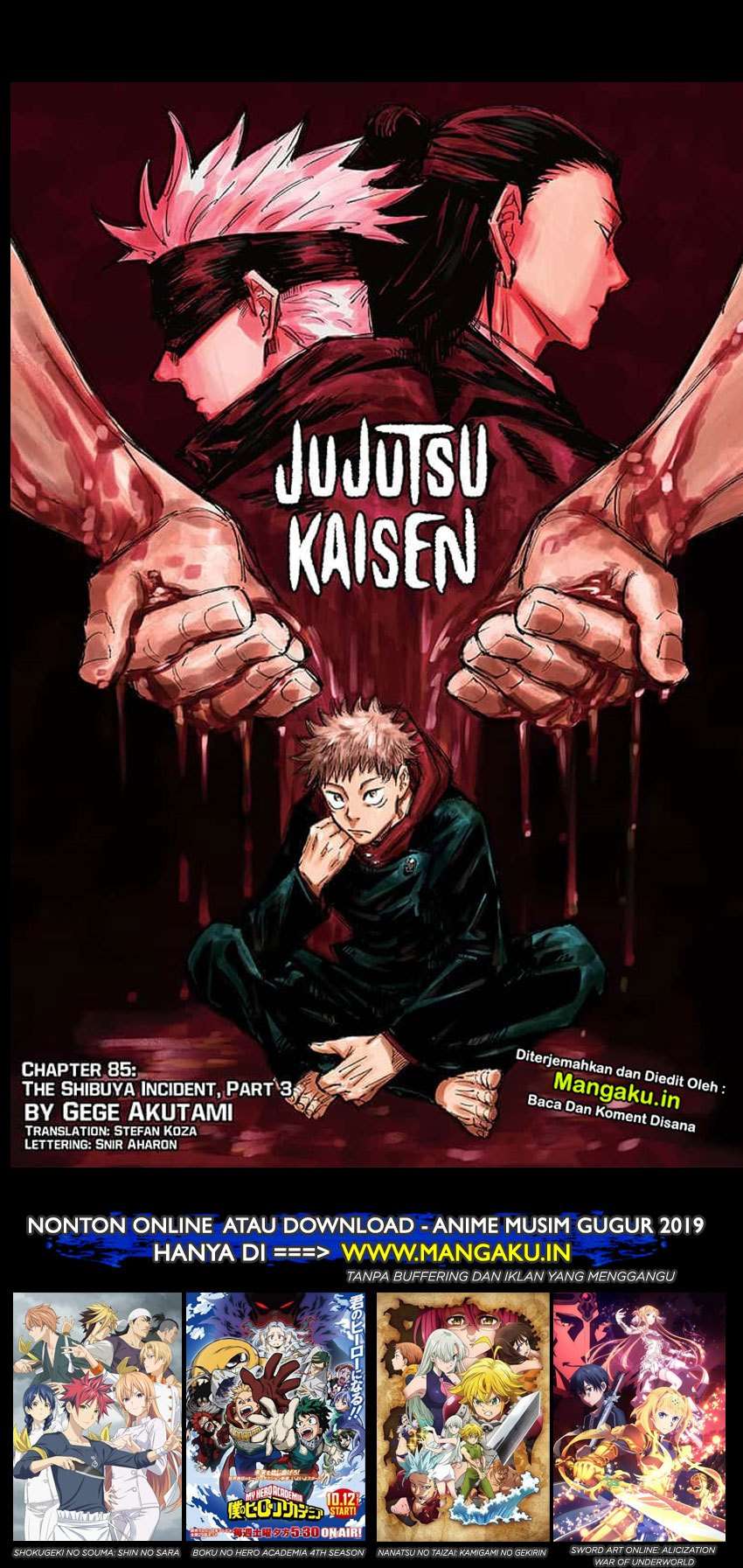 Baca  Jujutsu Kaisen Chapter 85 Gambar 2