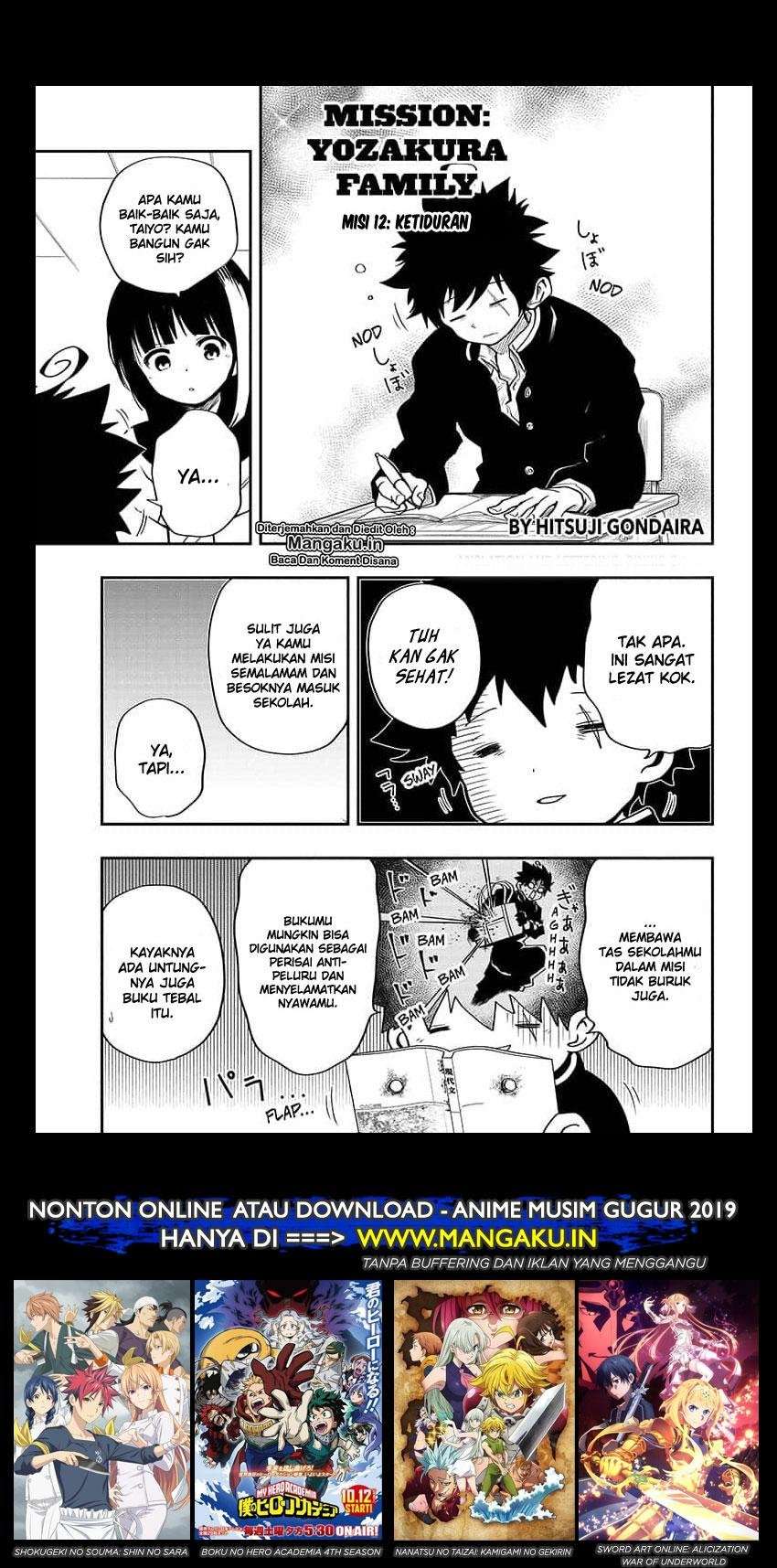 Baca Komik Mission: Yozakura Family Chapter 12 Gambar 1